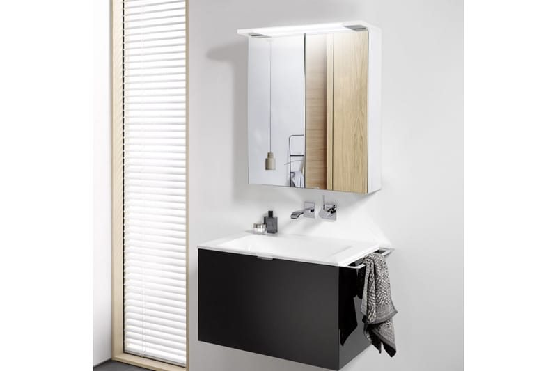 Spegelskåp Bathlife Glänsa 600 - Vit - Badrumsskåp - Spegelskåp