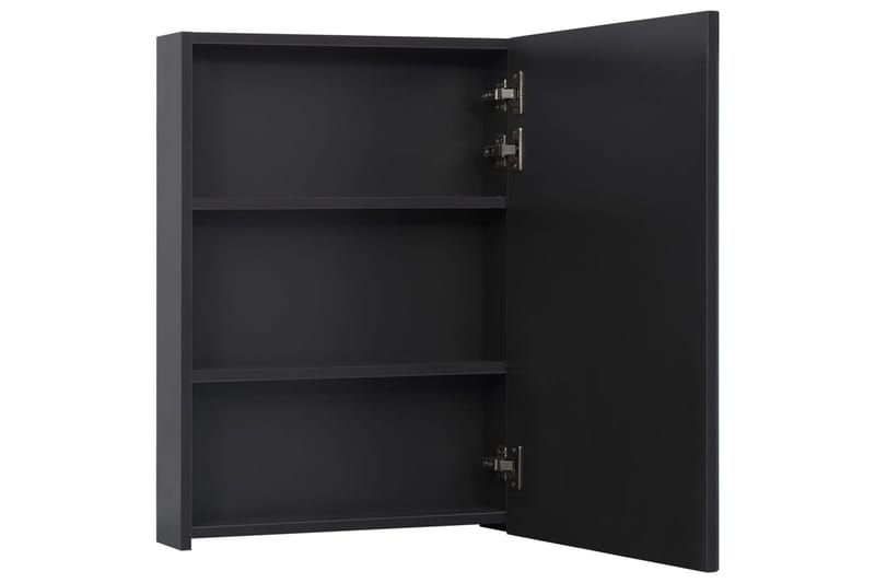 Spegelskåp med LED 50x13x70 cm - Grå - Inredning & dekor - Speglar - Spegelmöbler - Spegelskåp