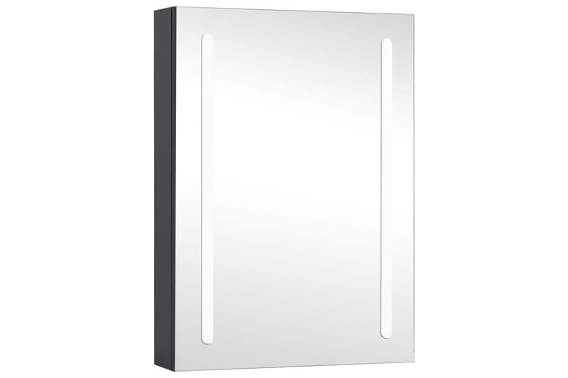 Spegelskåp med LED 50x13x70 cm - Grå - Inredning & dekor - Speglar - Spegelmöbler - Spegelskåp