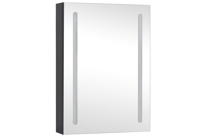Spegelskåp med LED 50x13x70 cm - Grå - Inredning & dekor - Speglar - Spegelmöbler - Spegelskåp