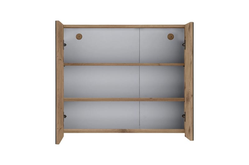 Väggskåp med spegel Loft24 Wisla Väggskåp med Spegel 80x70 cm - Inredning & dekor - Speglar - Spegelmöbler - Spegelskåp