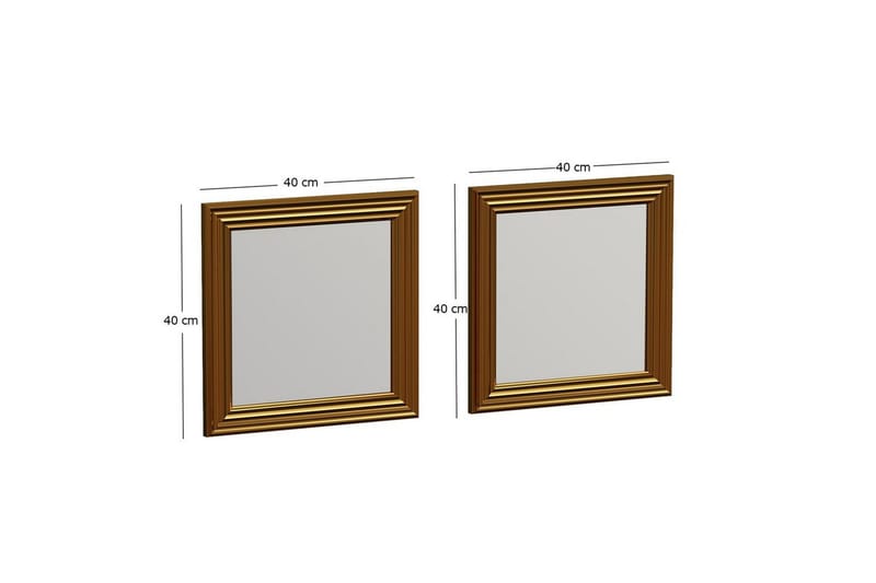 Spegelset (2 delar) Dorougradwyn Rany - Rany - Inredning & dekor - Speglar - Väggspegel