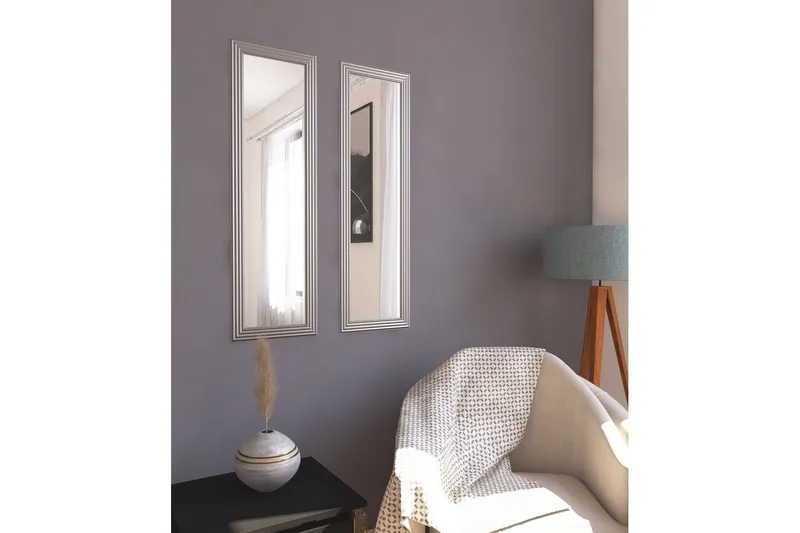 Spegelset (2 delar) Miyoshi Argentu - Zurellentu - Inredning & dekor - Speglar - Väggspegel
