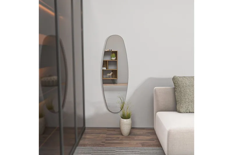 Stationsspegel Keiichi Transparent - Ljusfärgat trä - Inredning & dekor - Speglar - Väggspegel