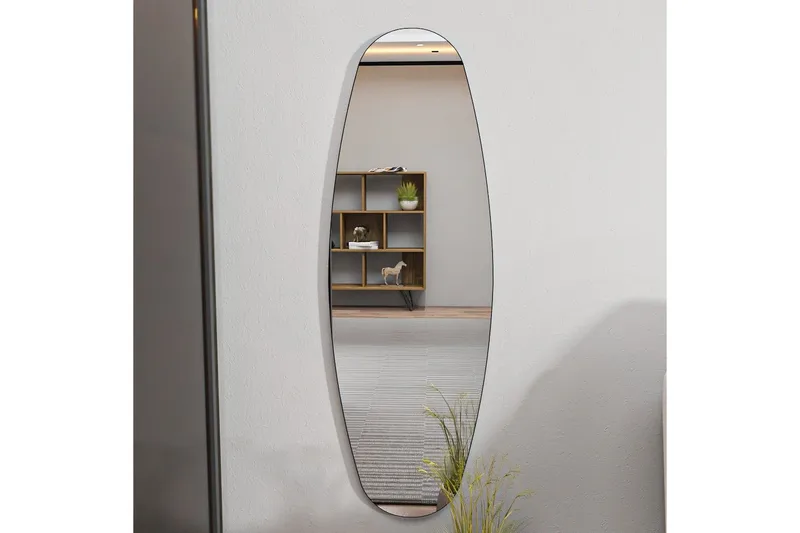 Stationsspegel Keiichi Transparent - Ljusfärgat trä - Inredning & dekor - Speglar - Väggspegel