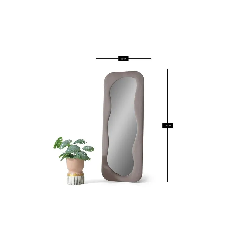 Taharoa Golvspegel 65x170 cm - Taupe - Inredning & dekor - Speglar - Helkroppsspegel