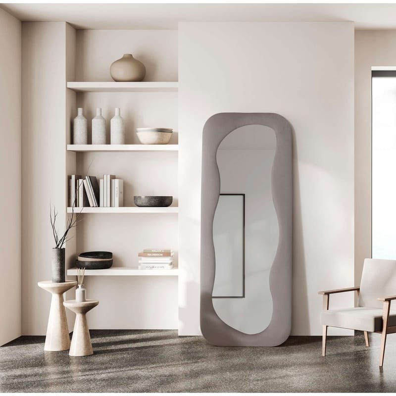Taharoa Golvspegel 65x170 cm - Taupe - Inredning & dekor - Speglar - Helkroppsspegel