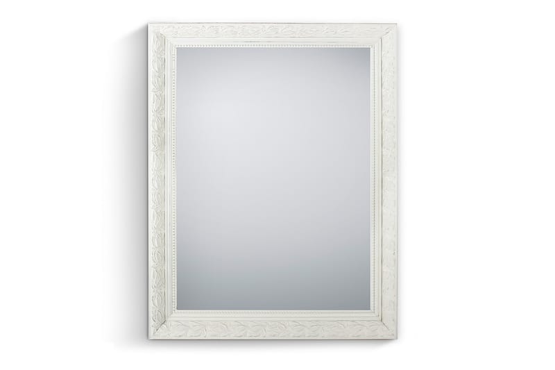 TANJA Spegel 55x70 cm Vit - Vit - Inredning & dekor - Speglar - Väggspegel