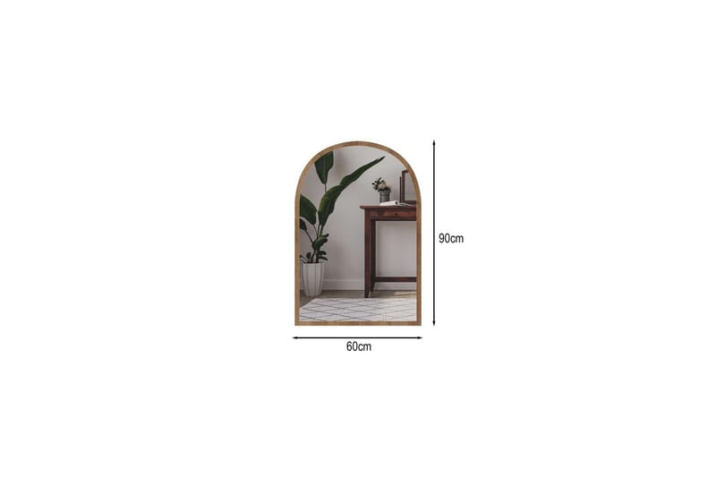 Ulren Badrumsspegel 60 cm - Ek - Inredning & dekor - Speglar - Badrumsspegel