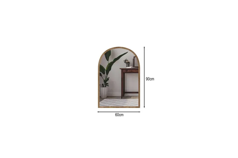 Ulren Badrumsspegel 60 cm - Ek - Inredning & dekor - Speglar - Badrumsspegel