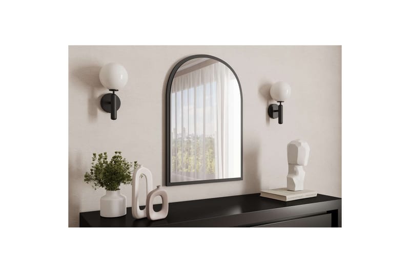 Ulren Badrumsspegel 60 cm - Svart - Inredning & dekor - Speglar - Badrumsspegel