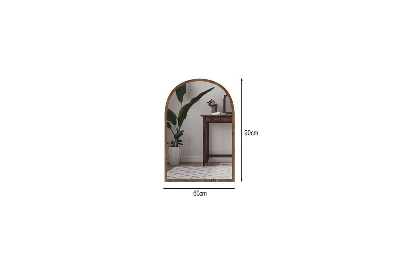 Ulren Badrumsspegel 60 cm - Valnöt - Inredning & dekor - Speglar - Badrumsspegel