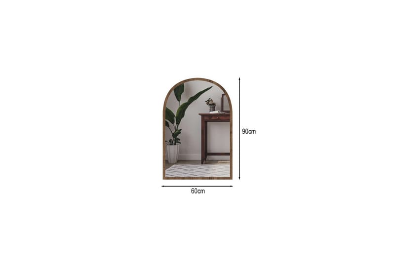 Ulren Badrumsspegel 60 cm - Valnöt - Inredning & dekor - Speglar - Badrumsspegel