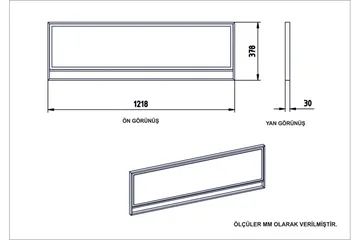 Abla Spegel 122 cm - Guld|Svart - Inredning & dekor - Speglar - Väggspegel