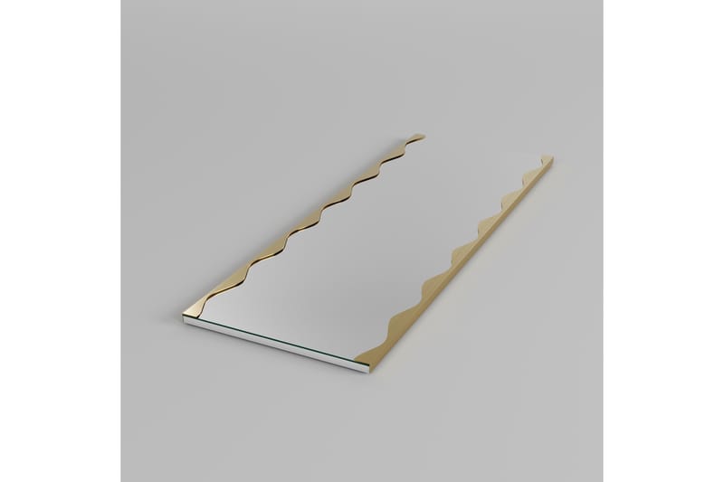 Akol Spegel 50 cm Rektangulär Guld - Inredning & dekor - Speglar - Väggspegel