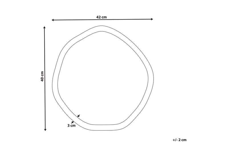 Väggspegel Angke - Inredning & dekor - Speglar - Väggspegel