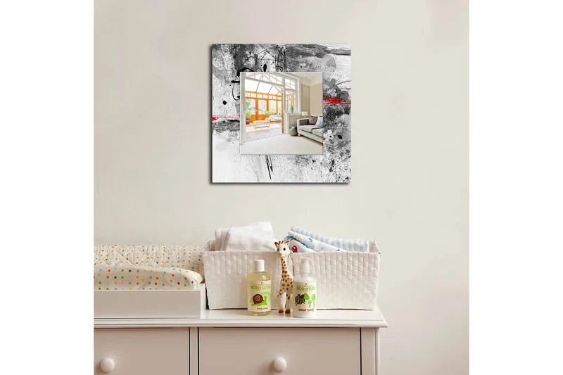 Armavir Dekorspegel 50x50 cm Abstract, Plexiglas/Flerfärgad