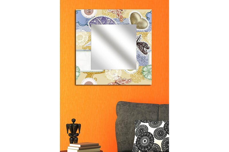 Armavir Dekorspegel 50x50 cm Love - Plexiglas/Flerfärgad - Inredning & dekor - Speglar - Väggspegel