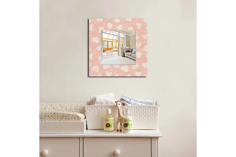 Armavir Dekorspegel 50x50 cm Love, Plexiglas/Flerfärgad