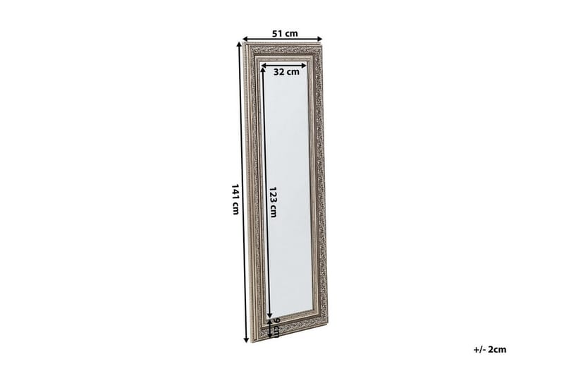 ASPEN Spegel 51 cm - Väggspegel - Helkroppsspegel