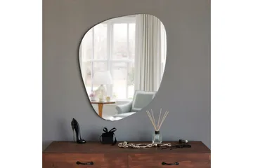 Asymmetrisk Spegel 67x85 cm - Svart - Inredning & dekor - Speglar - Väggspegel