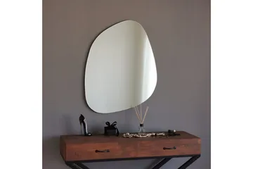 Asymmetrisk Spegel 67x85 cm - Svart - Inredning & dekor - Speglar - Väggspegel