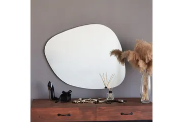 Asymmetrisk Spegel 67x85 cm - Svart - Inredning & dekor - Speglar - Väggspegel