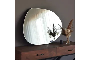 Asymmetrisk Spegel 75x55 cm - Svart - Inredning & dekor - Speglar - Väggspegel