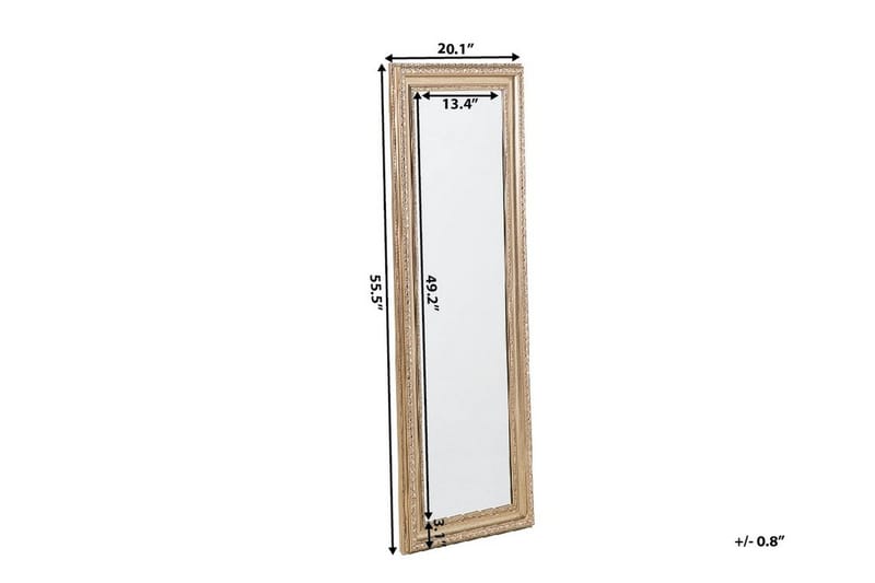 Aurillac Spegel 51 cm - Guld - Inredning & dekor - Speglar - Väggspegel