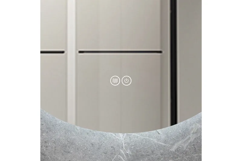 Badrumsspegel Rund 40 cm med LED-belysning och anti-fog - Lyfco - Inredning & dekor - Speglar - Väggspegel