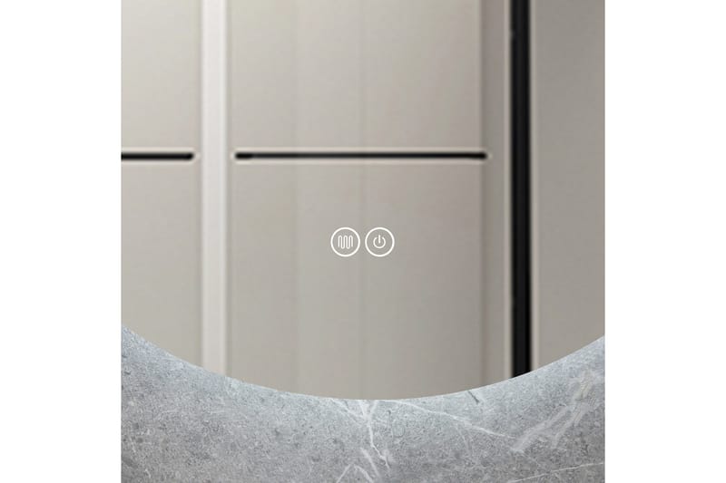 Badrumsspegel Rund 60 cm med LED-belysning och anti-fog - Lyfco - Inredning & dekor - Speglar - Väggspegel