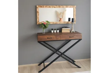 Bahiya Dekorationsspegel 110 cm - Valnöt - Inredning & dekor - Speglar - Väggspegel