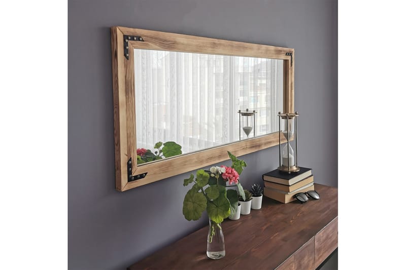 Bakies Dekorationsspegel 110 cm - Valnöt - Inredning & dekor - Speglar - Väggspegel