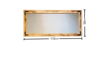 Bakies Dekorationsspegel 110 cm - Valnöt - Inredning & dekor - Speglar - Väggspegel
