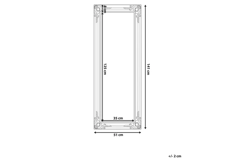 Bellac Spegel 51 cm - Silver - Inredning & dekor - Speglar - Väggspegel