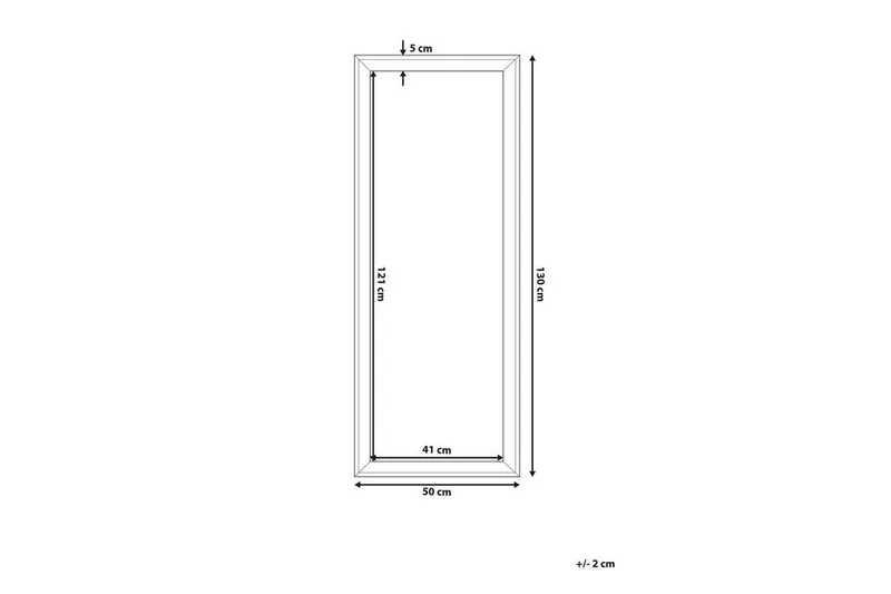 Benon Spegel 50 cm - Vit - Inredning & dekor - Speglar - Väggspegel