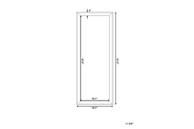 Benon Spegel 50 cm - Vit - Inredning & dekor - Speglar - Väggspegel