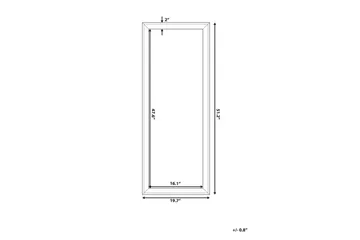 Benon Spegel 50 cm - Vit - Inredning & dekor - Speglar - Väggspegel