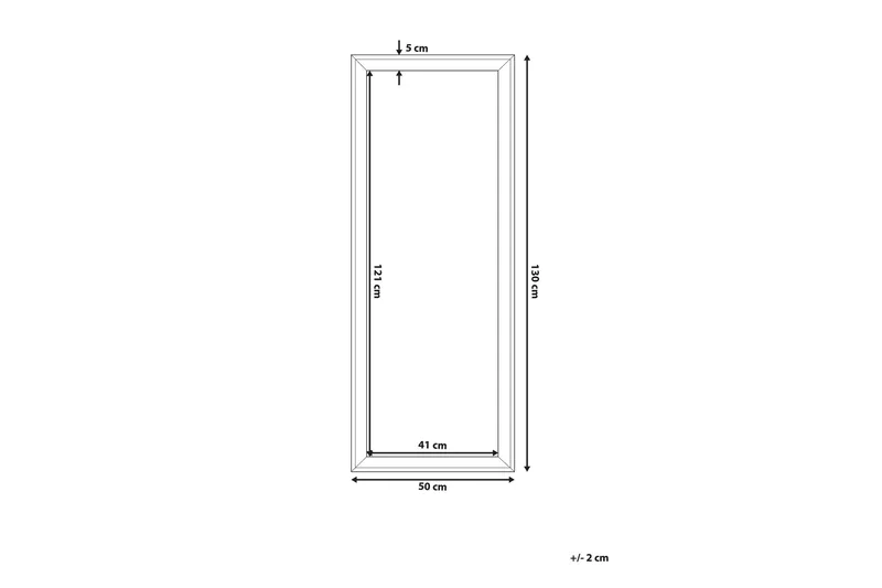 Benon Spegel 50 cm - Vit - Inredning & dekor - Speglar - Väggspegel
