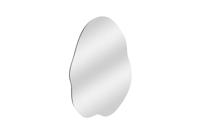 Besso Spegel 60 cm Asymmetrisk Svart - Väggspegel