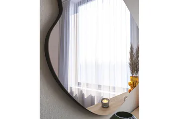 Besso Spegel 60 cm Asymmetrisk - Svart - Inredning & dekor - Speglar - Väggspegel