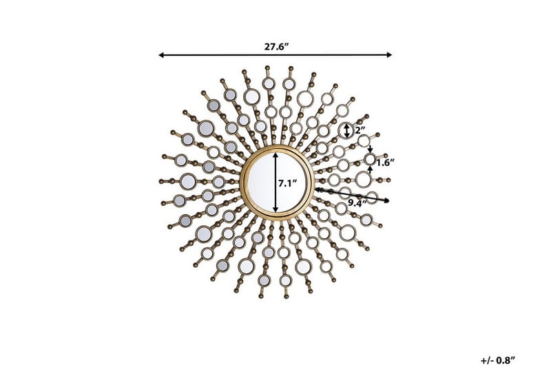 BLOIS Spegel 70 cm - Inredning & dekor - Speglar - Väggspegel