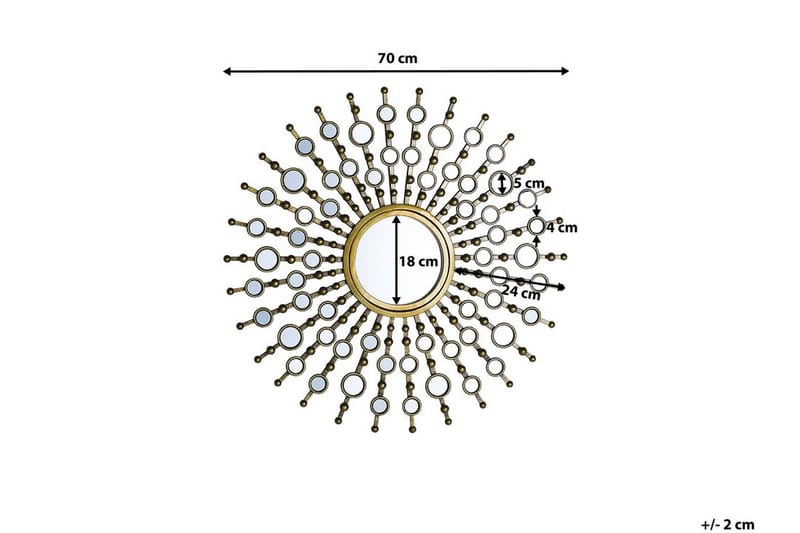 BLOIS Spegel 70 cm - Inredning & dekor - Speglar - Väggspegel