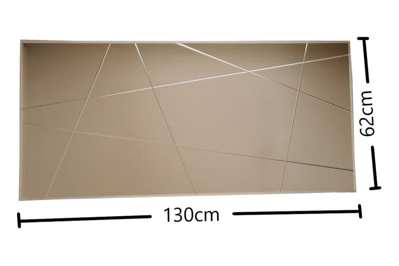 BUCKENHAMS Dekorationsspegel 62 cm Silver - Inredning & dekor - Speglar - Väggspegel