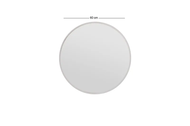 Buhem Spegel 60 cm Rund - Vit - Inredning & dekor - Speglar - Väggspegel