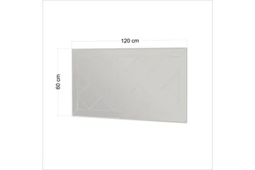 Chakra Spegel 60 cm Rektangulär - Vit - Inredning & dekor - Speglar - Väggspegel