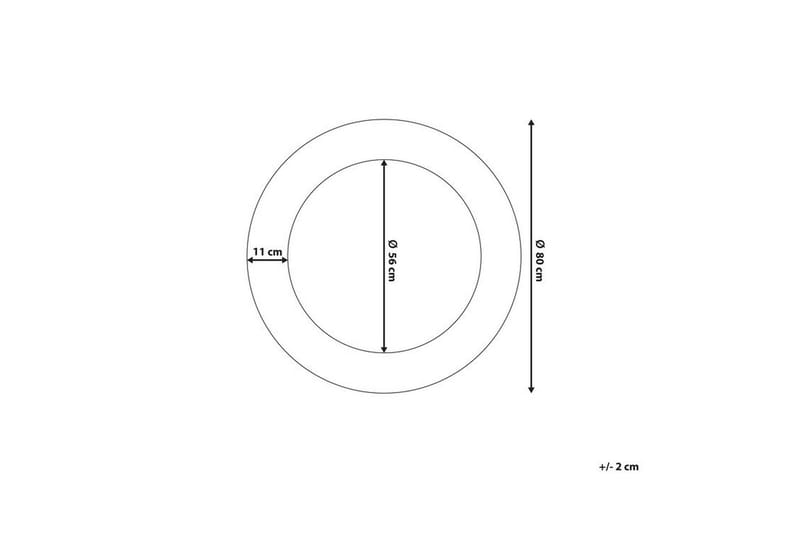 Channay Spegel 80 cm - Guld - Inredning & dekor - Speglar - Väggspegel