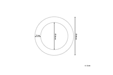 Channay Spegel 80 cm - Guld - Inredning & dekor - Speglar - Väggspegel