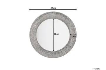 Channay Spegel 80 cm - Silver - Inredning & dekor - Speglar - Väggspegel