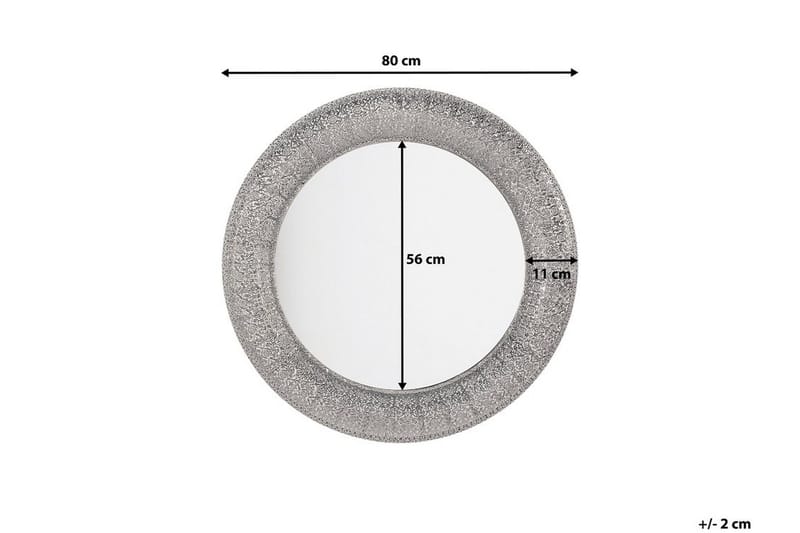 Channay Spegel 80 cm - Silver - Inredning & dekor - Speglar - Väggspegel